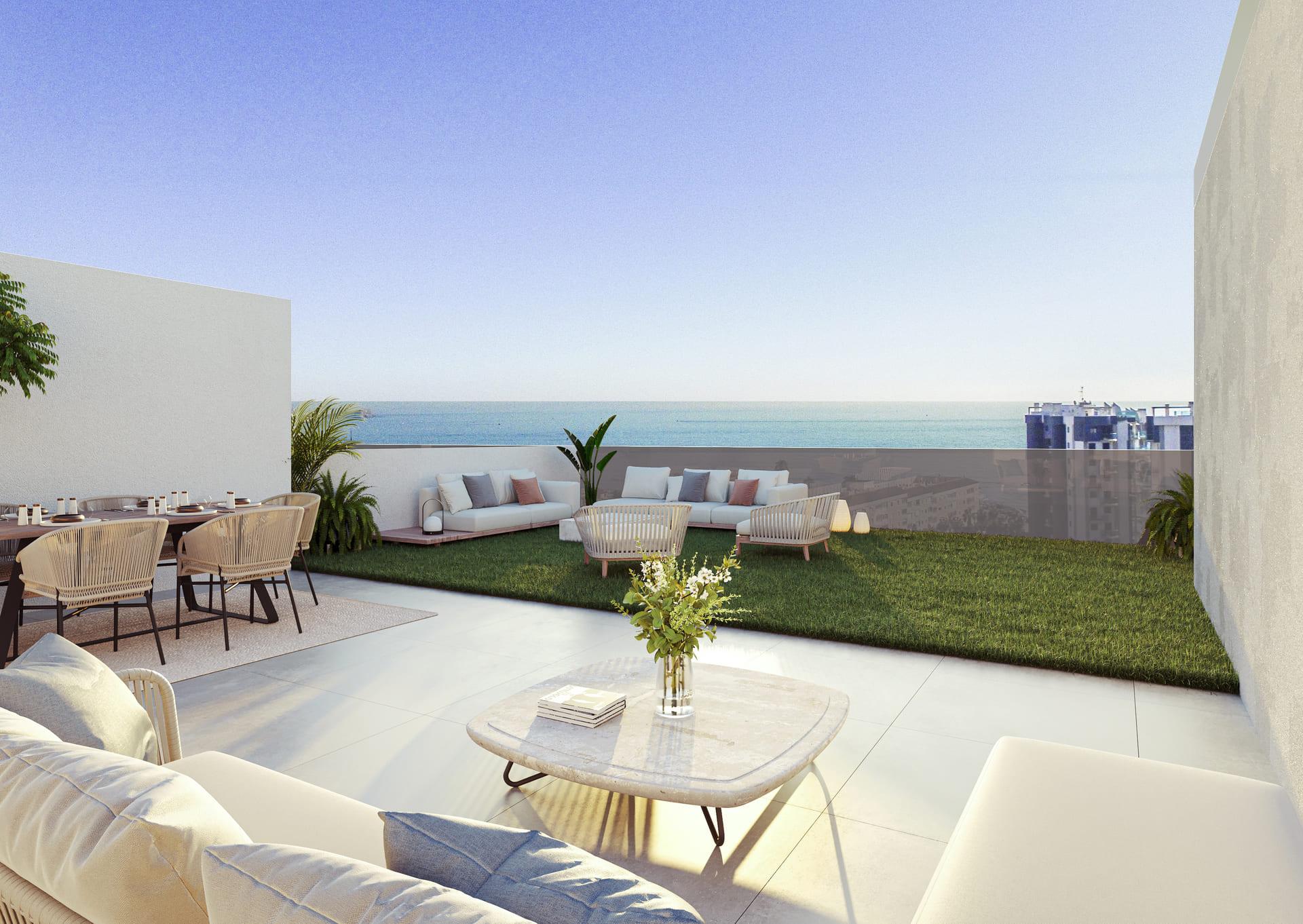 Stairwell of the apartment in Punta Prima, Torrevieja