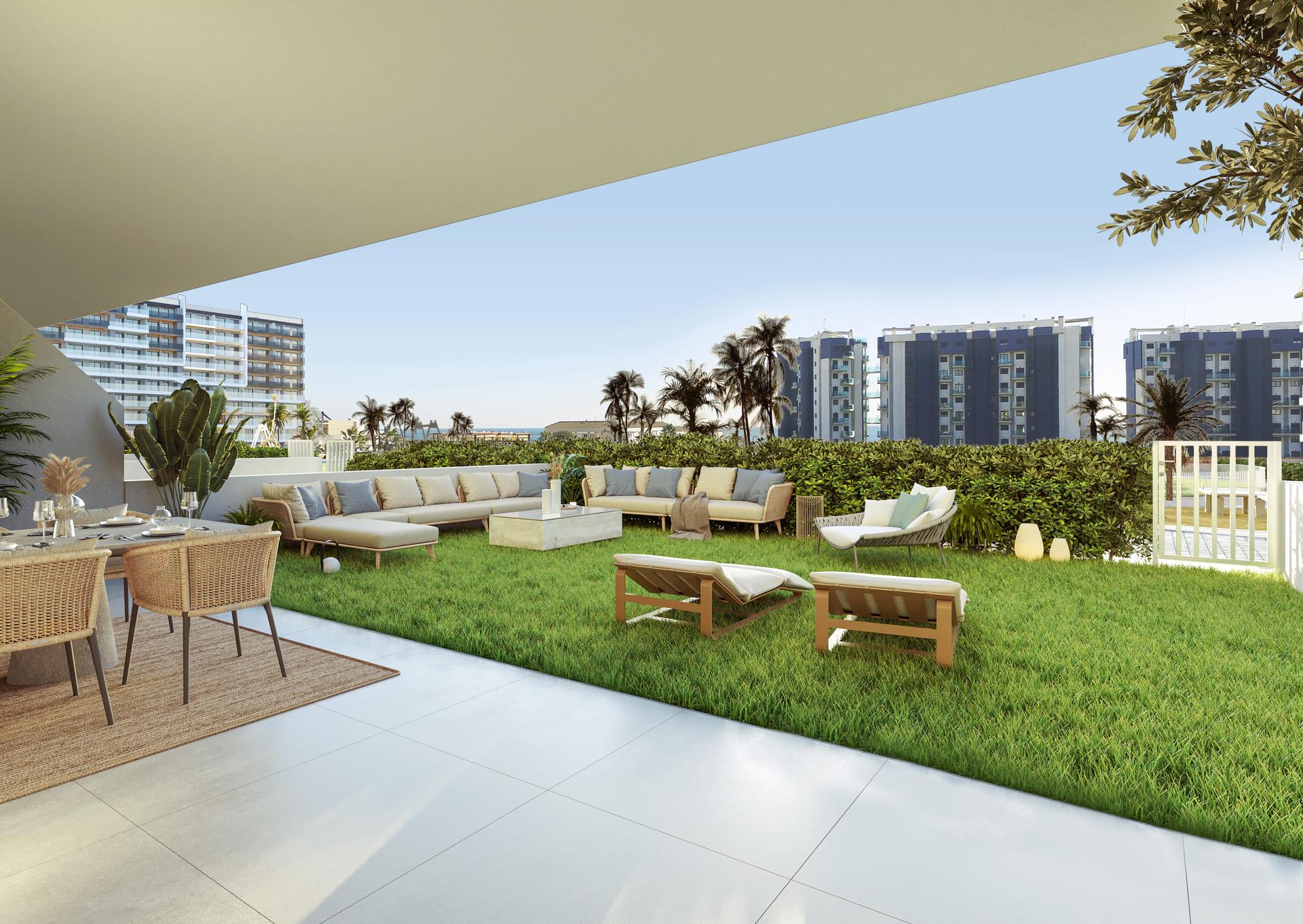 Entrance of the apartment in Punta Prima, Torrevieja