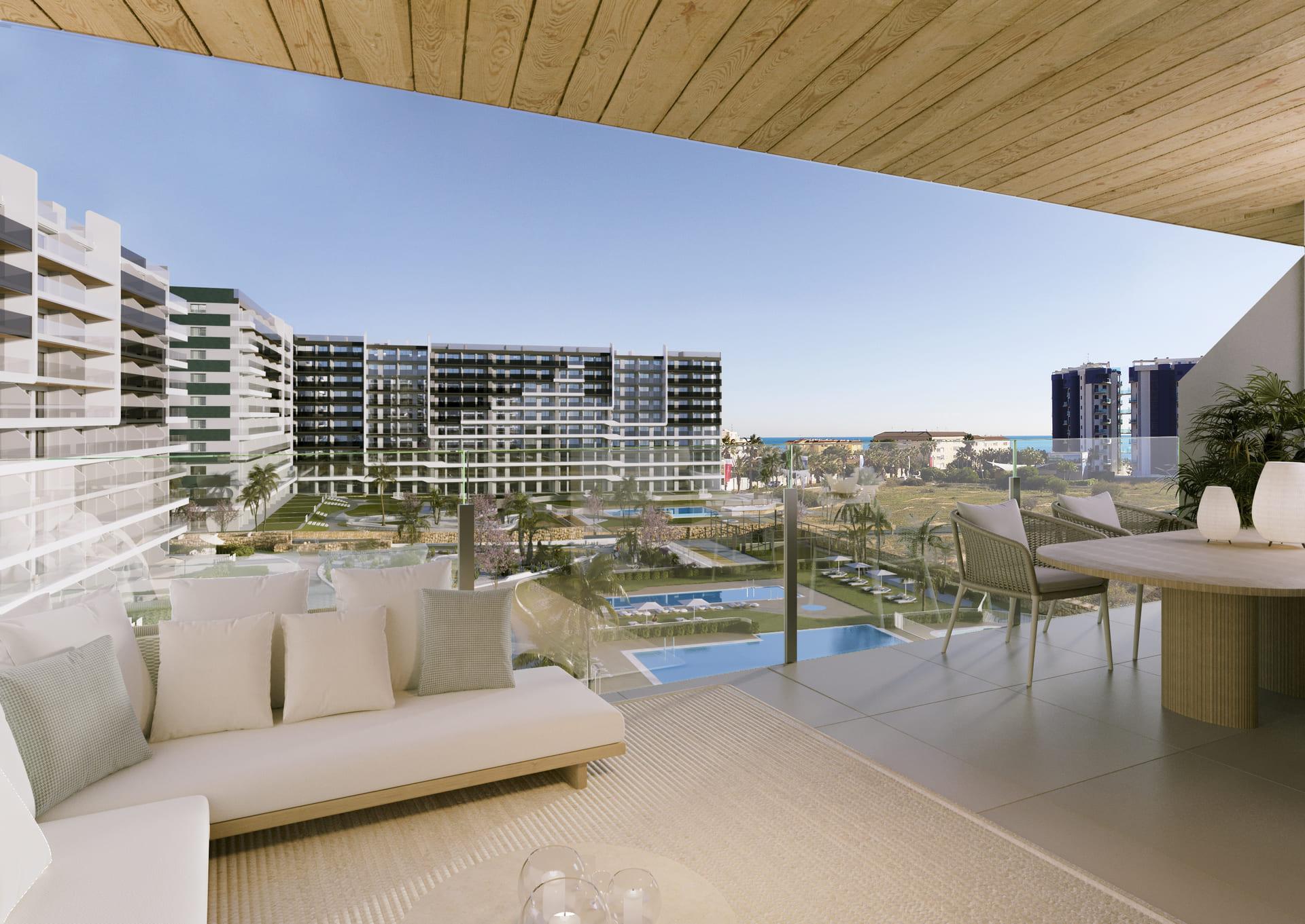 Parking area of the apartment in Punta Prima, Torrevieja