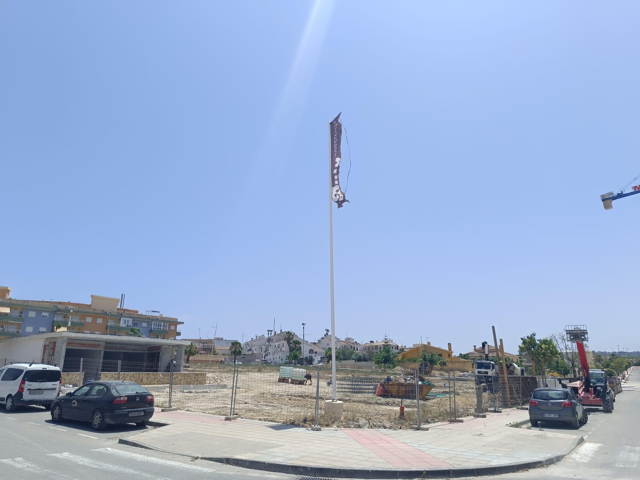 Development plan or floor layout, 2-bedroom apartment, Pueblo 9