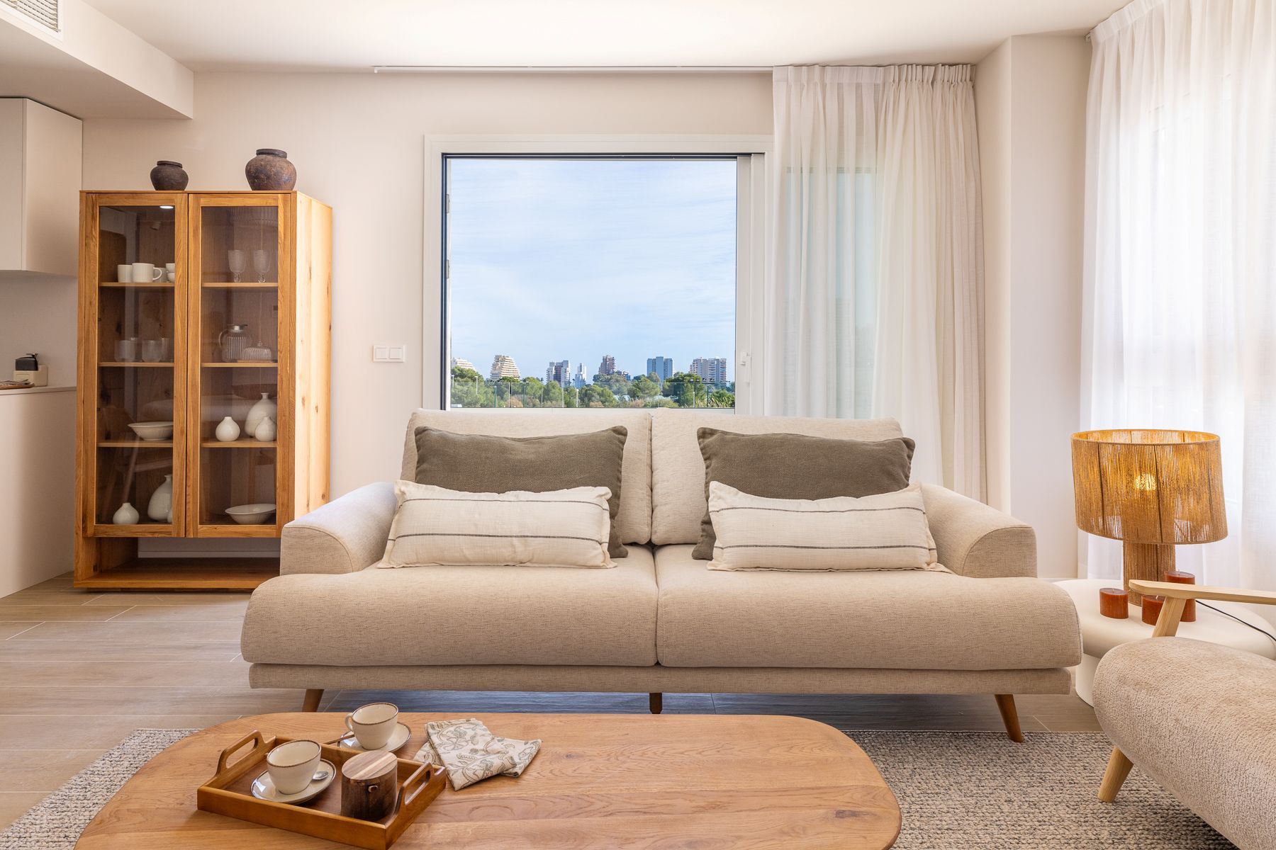 Hallway of the penthouse in Playa arenal-bol, Calpe