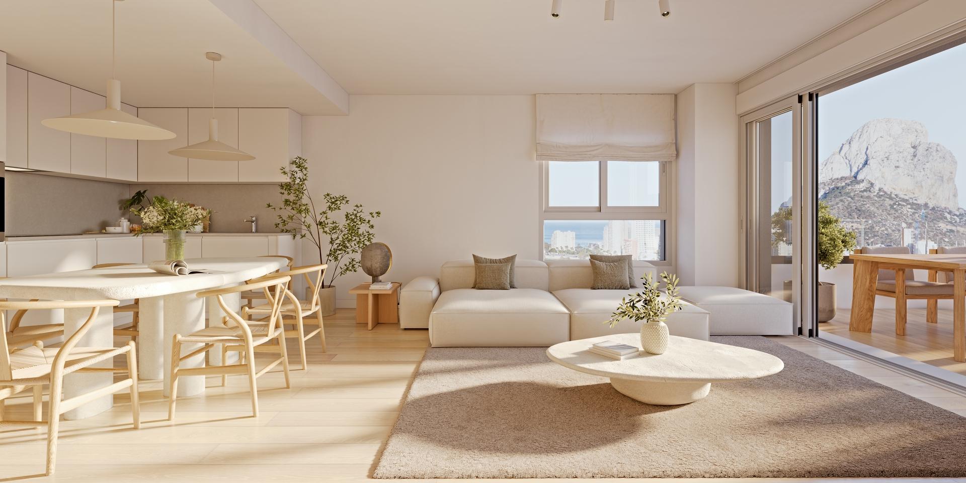 Interior view of penthouse in Playa arenal-bol, Calpe