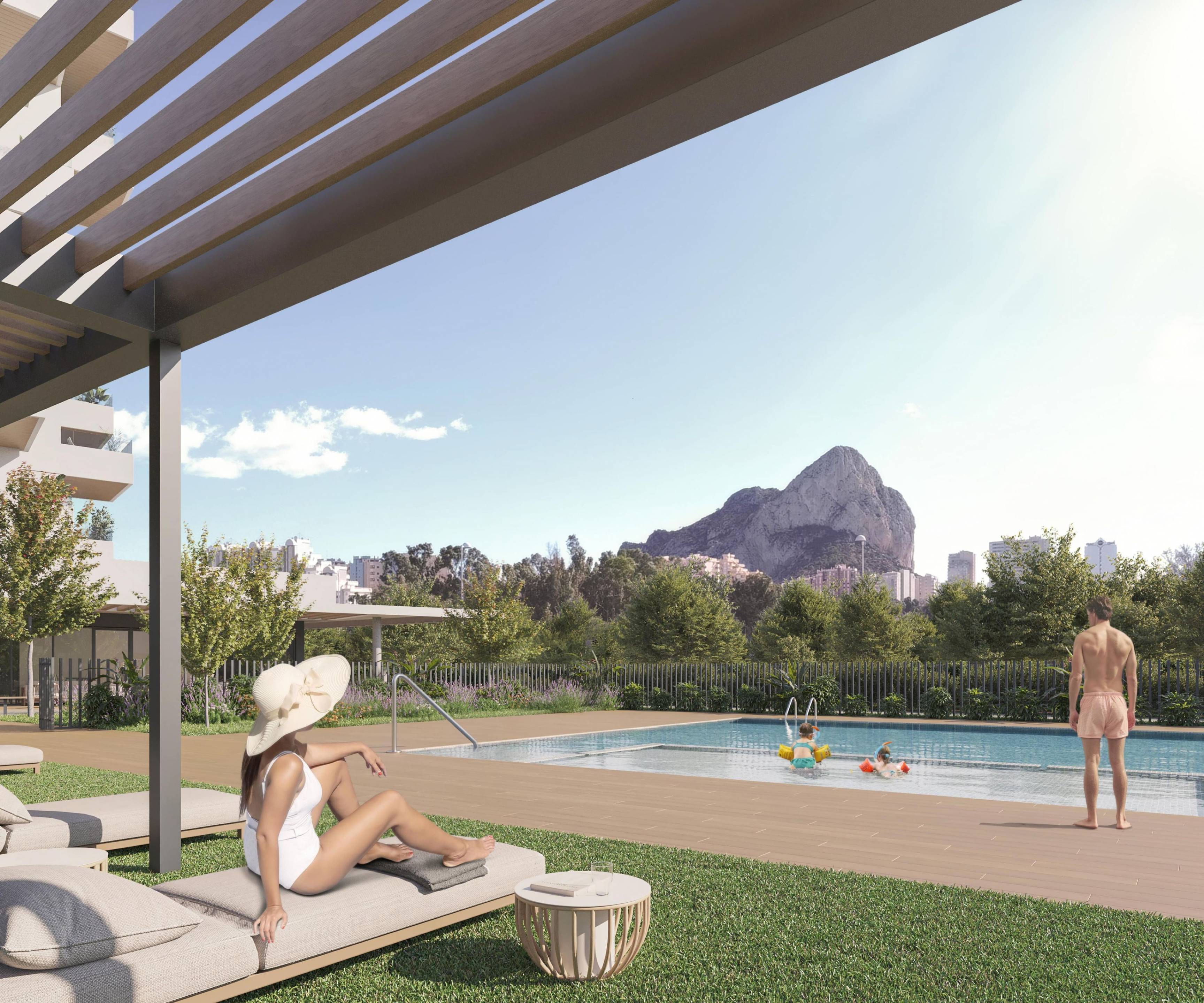 Second bedroom in new-build apartment, Playa de Fossa-Levante, Calpe