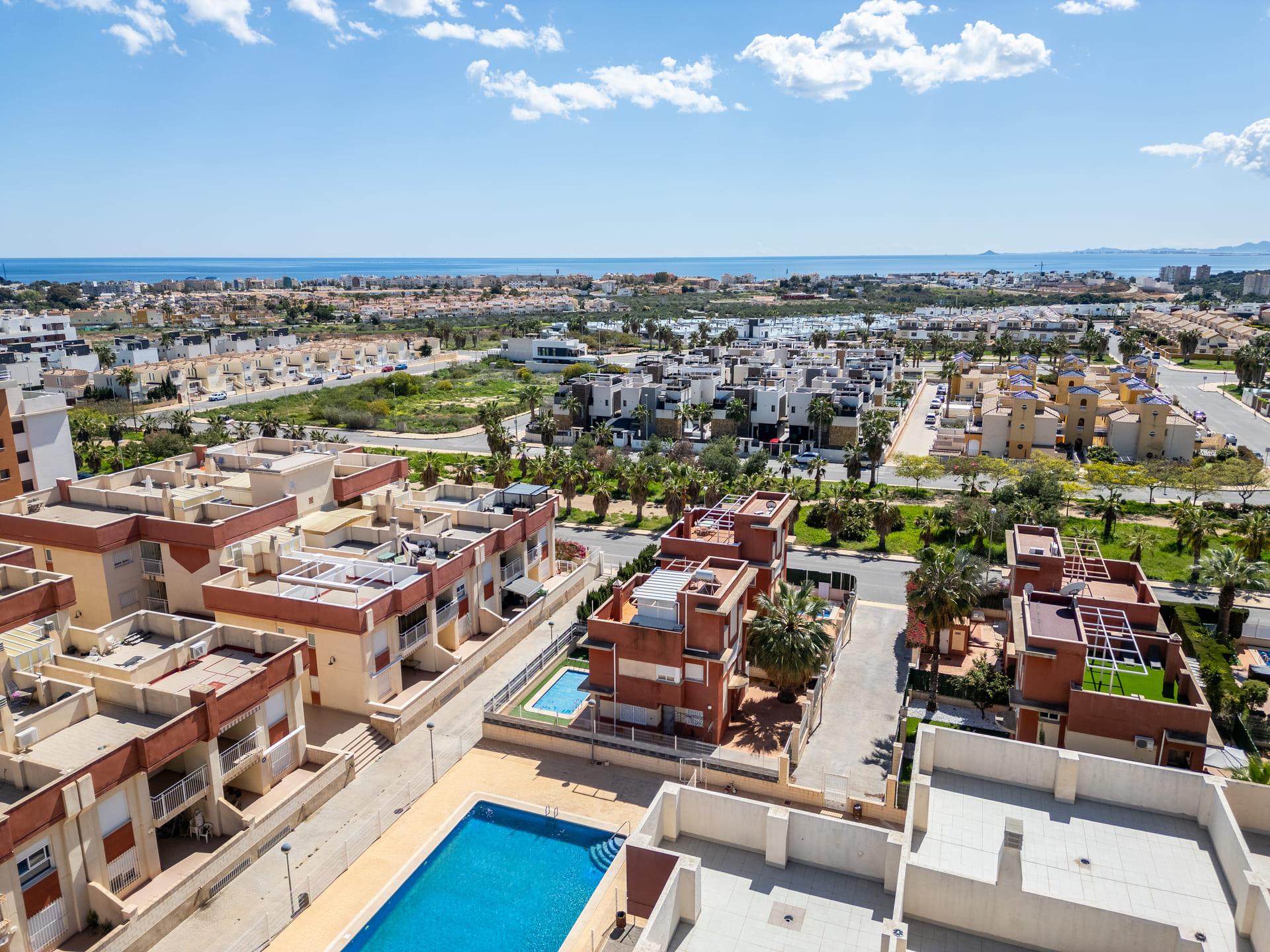 Stairwell of the apartment in Lomas de Cabo Roig, Orihuela Costa