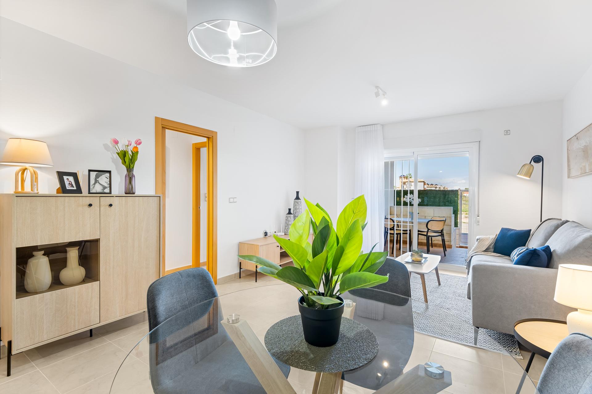 Street view of the apartment in Lomas de Cabo Roig, Orihuela Costa