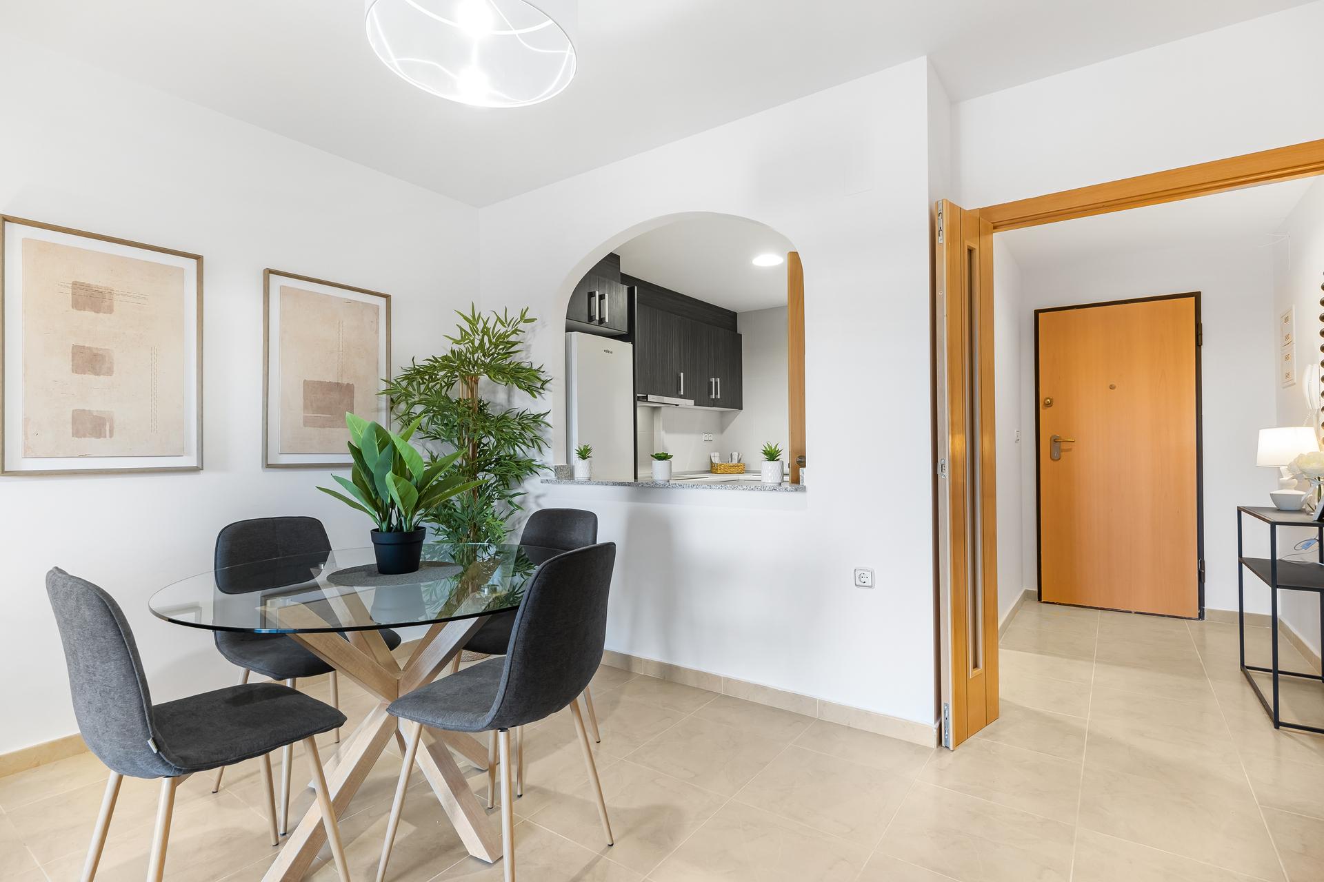 Complex grounds of the apartment in Lomas de Cabo Roig, Orihuela Costa