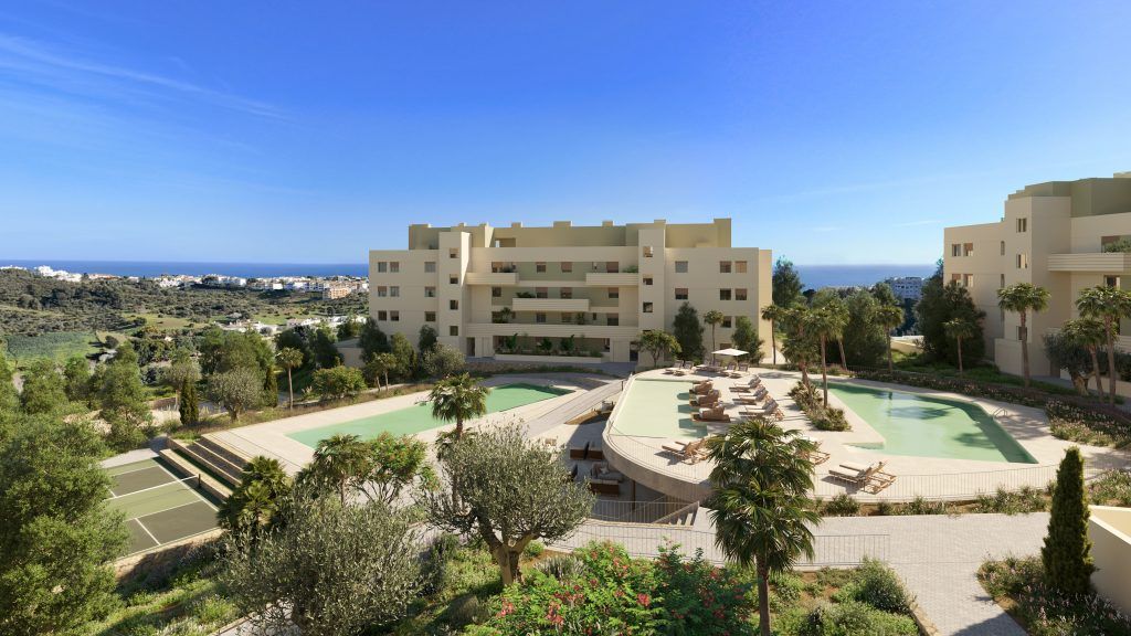 Overview of the complex from the main road