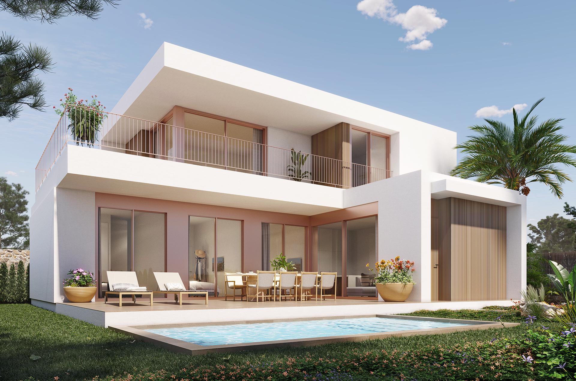 Solarium level of new-build villa, Desamparados-Hurchillo-Torremendo, Orihuela