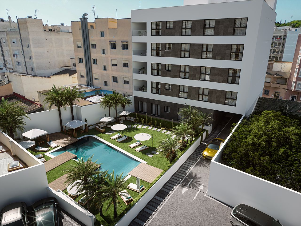 Living area in 3-bedroom apartment, CENTRO