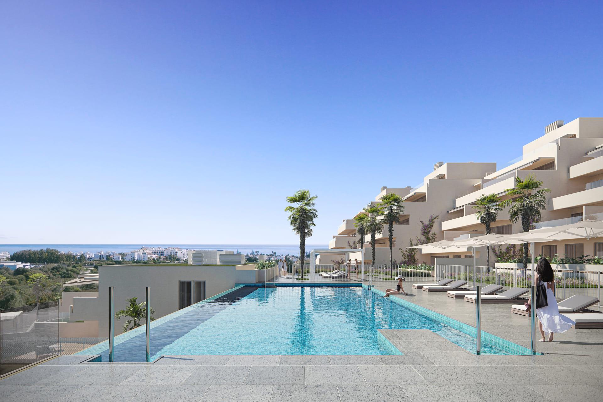 Site plan of new-build development in Arroyo Enmedio, Estepona
