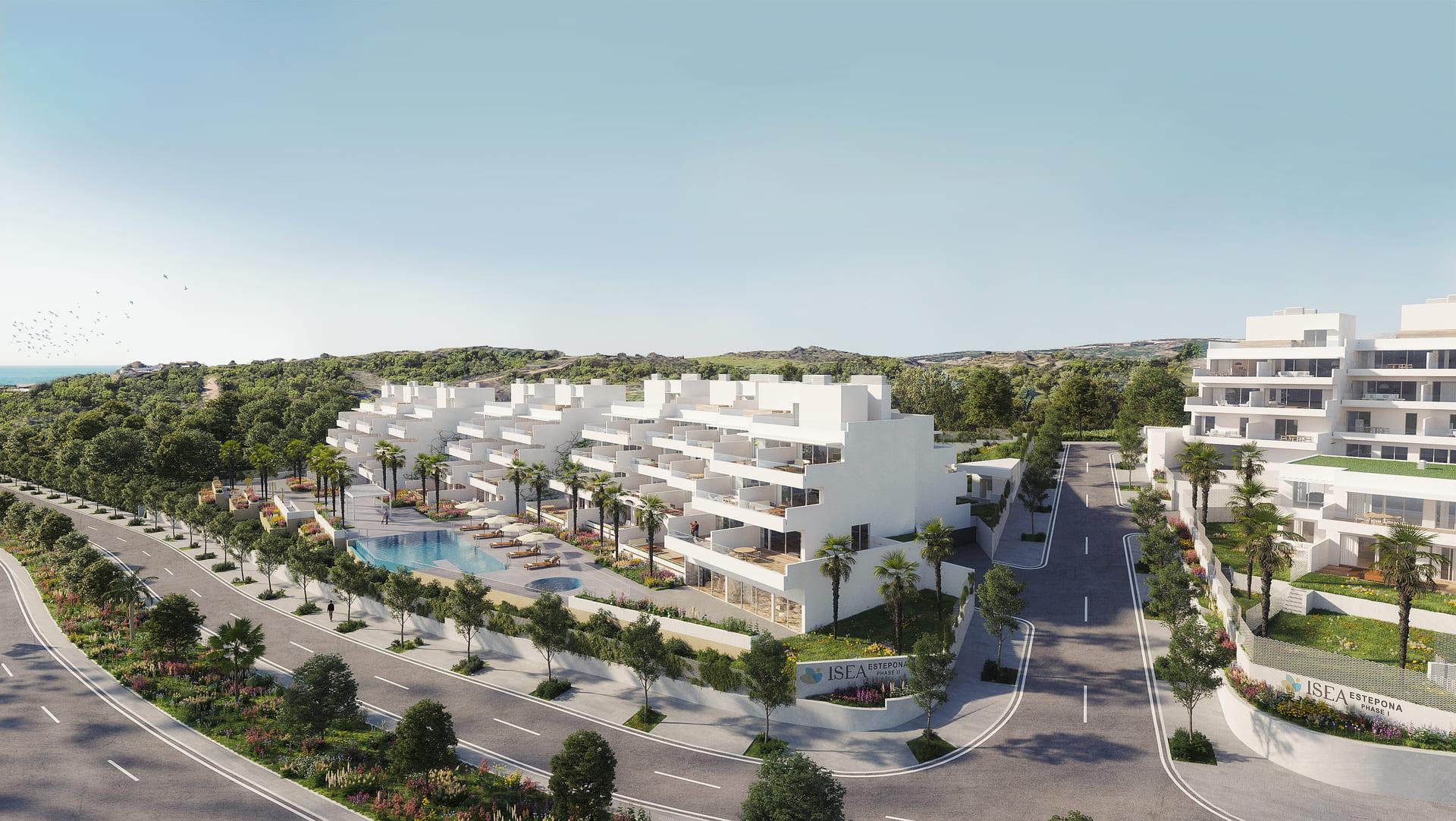 Main bedroom in 3-bedroom new-build apartment, Arroyo Enmedio, Estepona