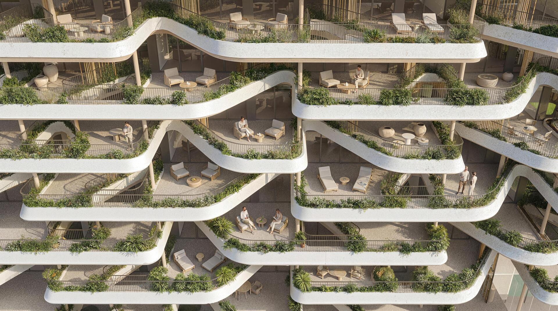 Communal garden or landscaped area, La Calerita development, Fuengirola