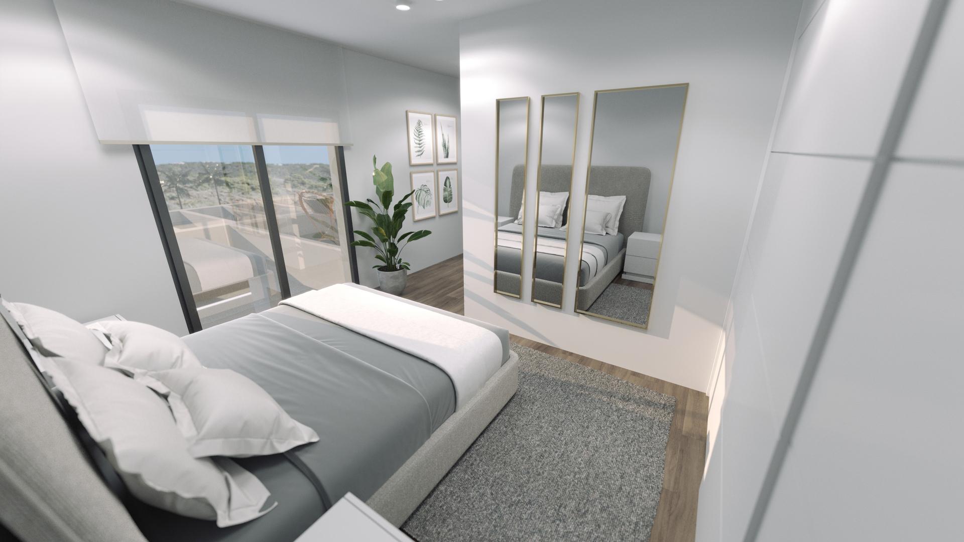 Dining area in 3-bedroom new-build villa, Golf Puig Campana, Finestrat