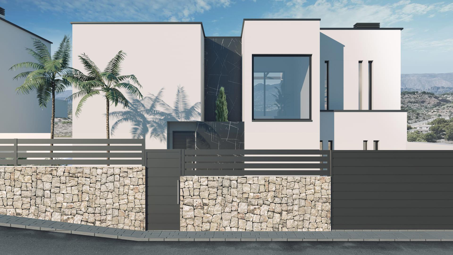 Second bedroom in new-build villa, Golf Puig Campana, Finestrat