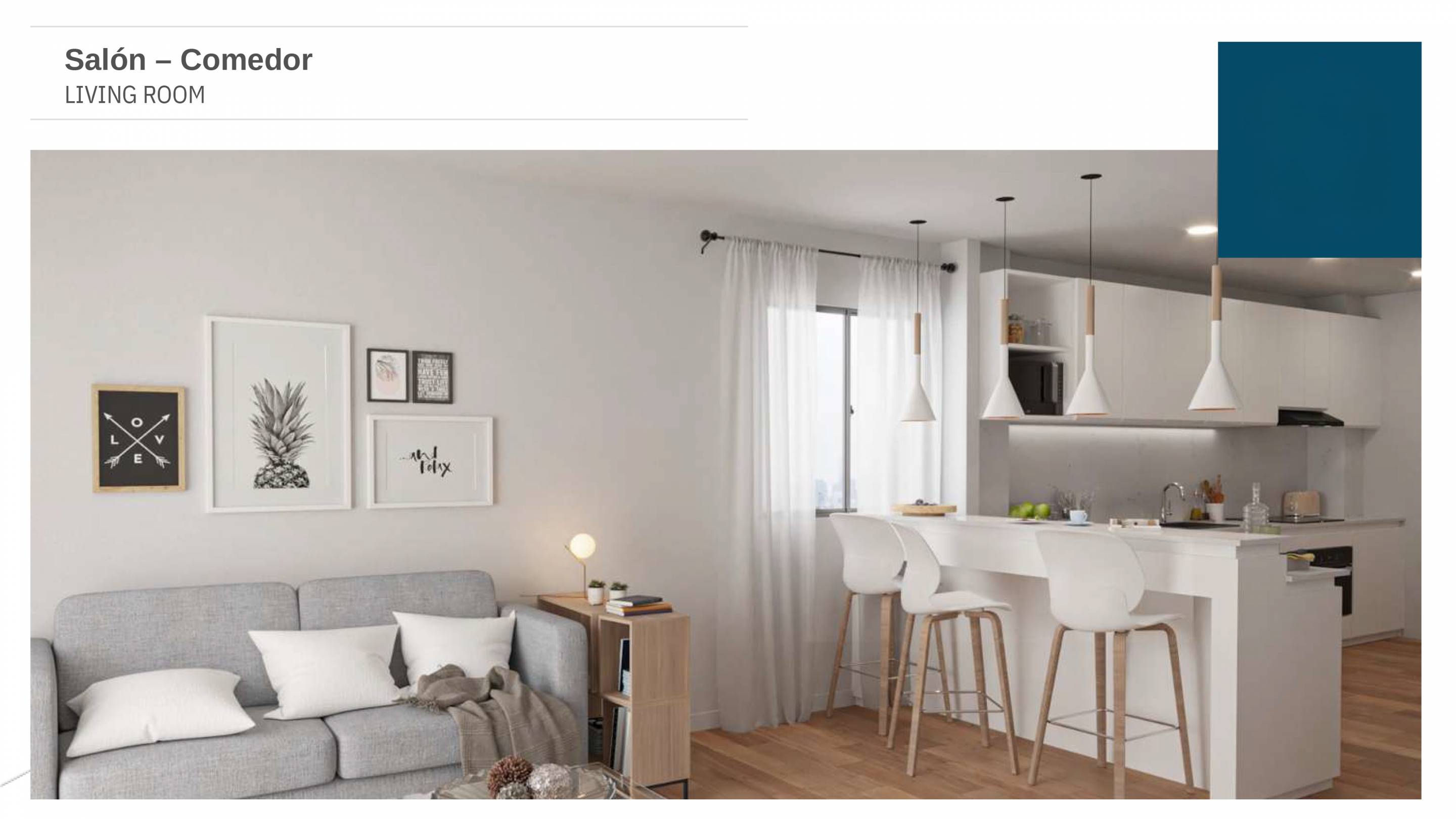 Entrance hallway in 2-bedroom penthouse, Torrenueva, Mijas