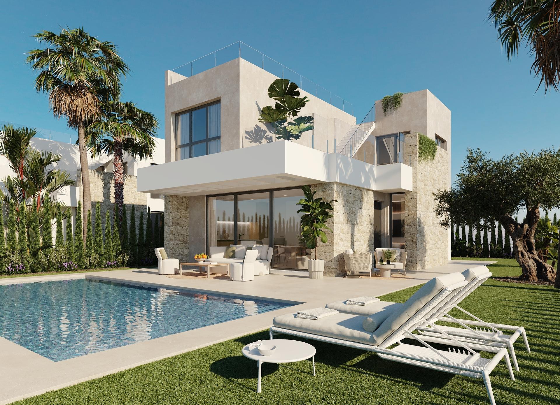 Ground floor interior of 3-bedroom new-build villa, Balcón de Finestrat