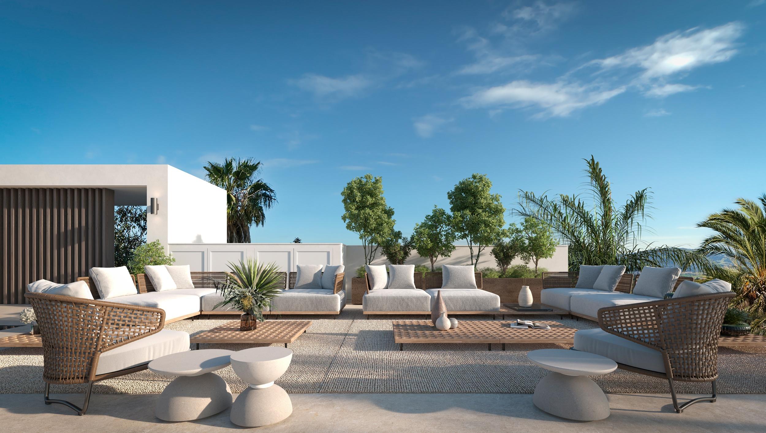 Kitchen with fitted units in 4-bedroom villa, San Pedro de Alcántara