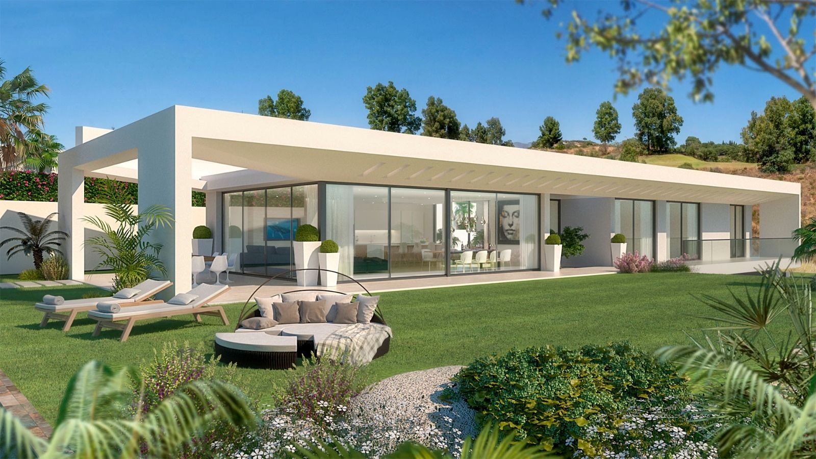 Villa for sale in La Cala Golf, Mijas - exterior view of new-build property