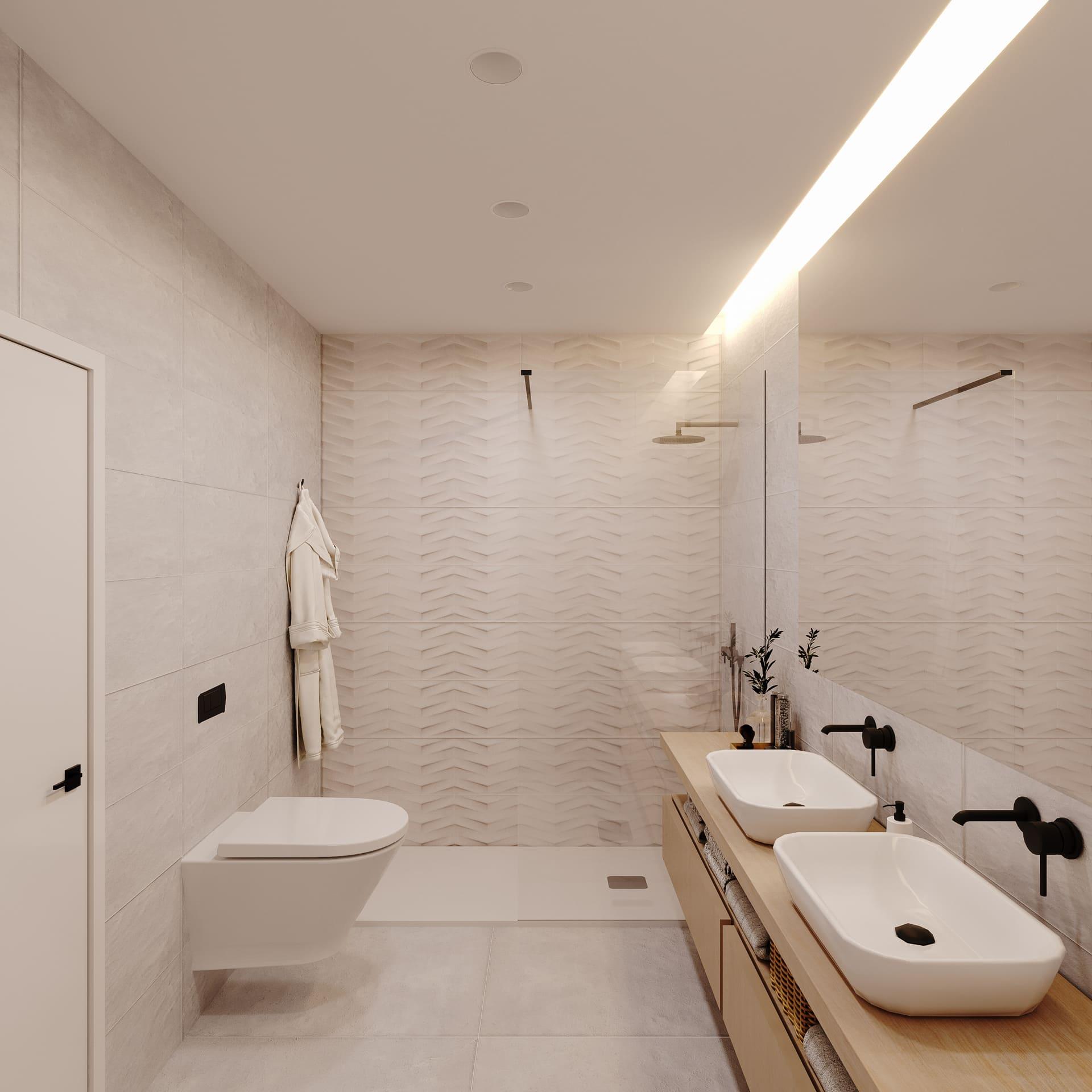 Hallway and entrance area in new-build apartment, San Pedro de Alcántara