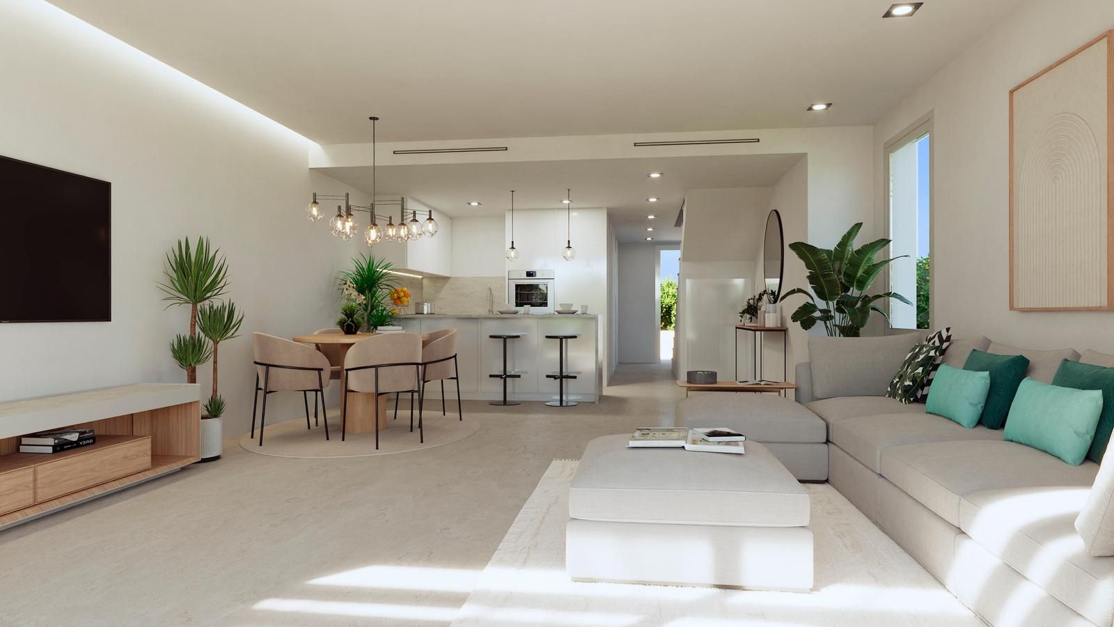 Terrace with sea views in new-build apartment, Finestrat Hills, Finestrat