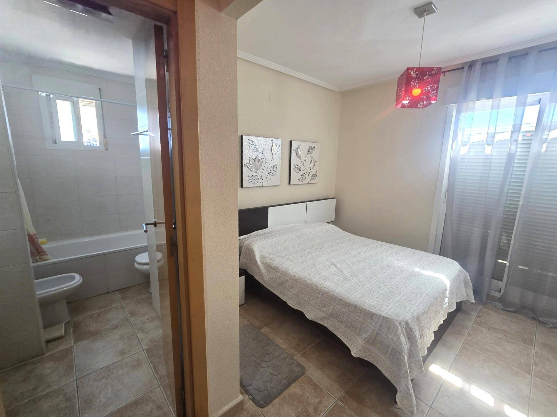 Building entrance and intercom, residential complex in La Veleta, Torrevieja