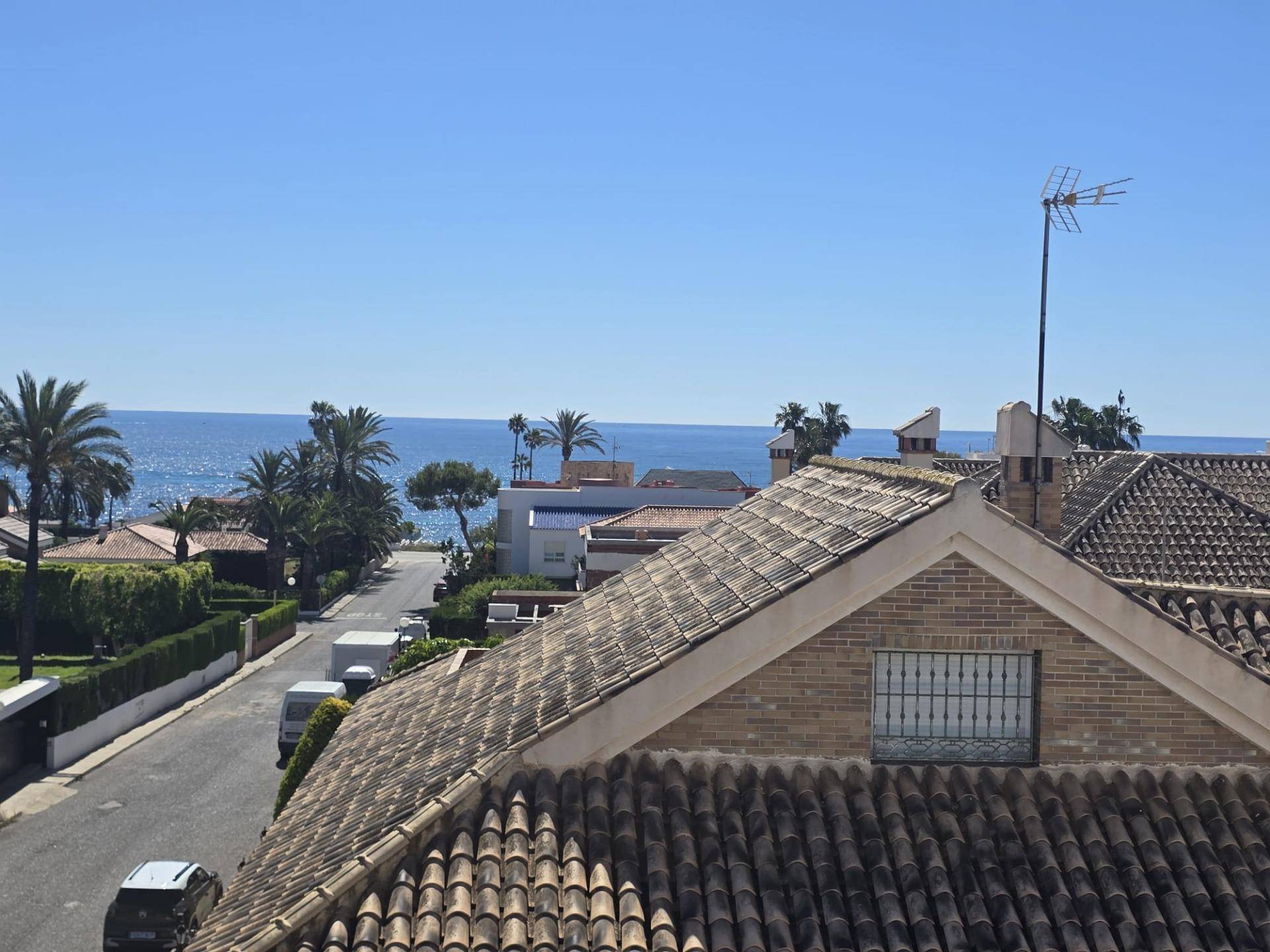 Living room seating area in 3-bedroom penthouse, La Veleta, Torrevieja