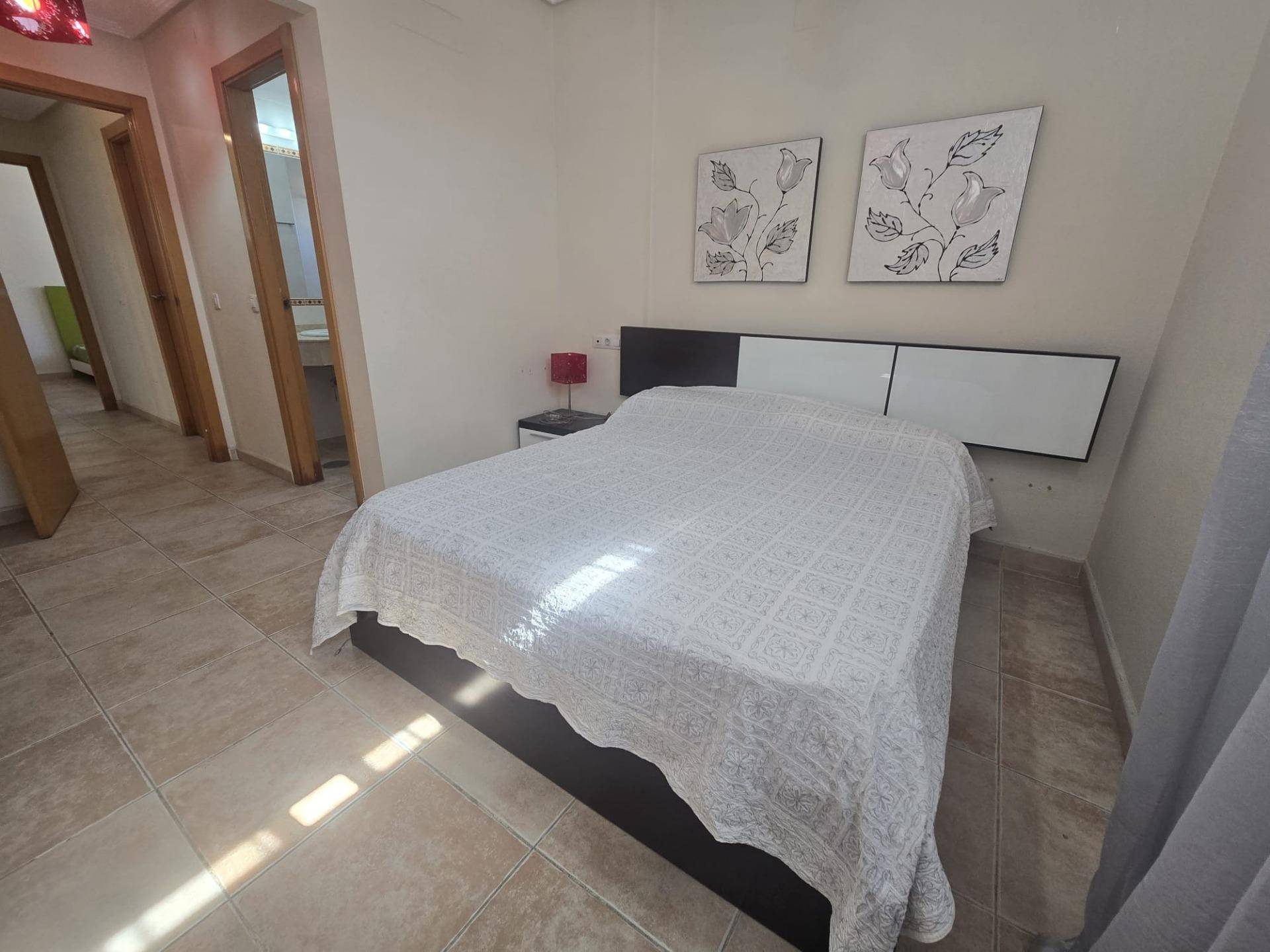 Solarium floor level view, penthouse in La Veleta, Torrevieja