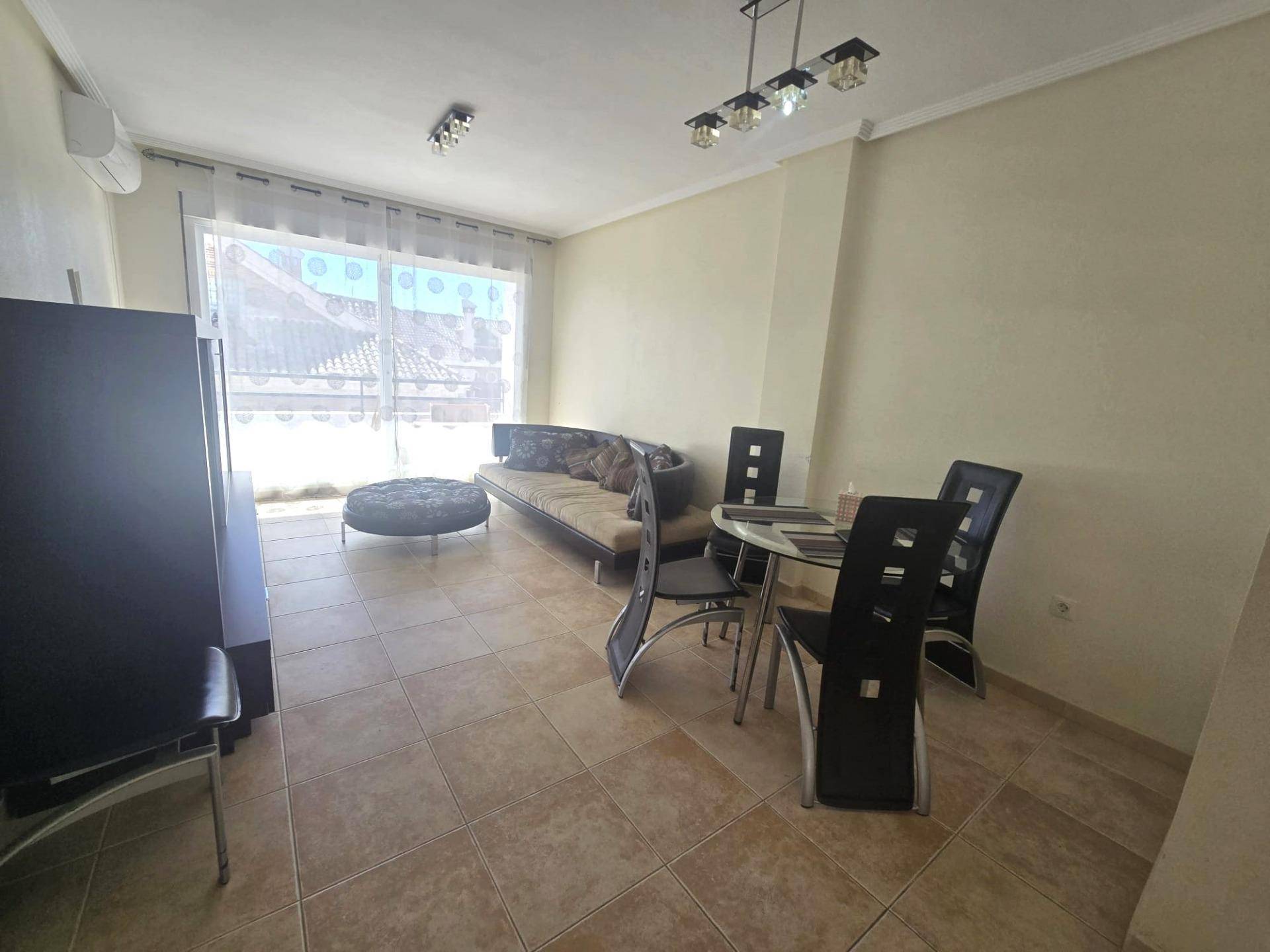 Bathroom vanity and mirror, penthouse in La Veleta, Torrevieja