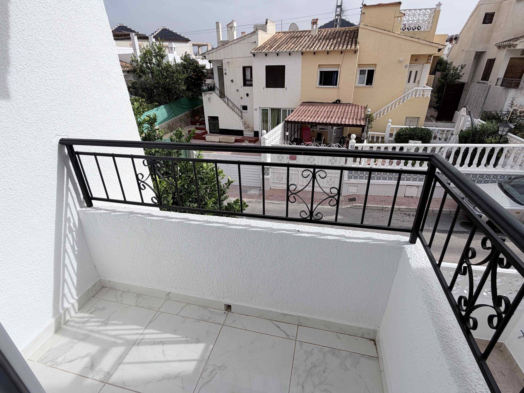 Air conditioning unit in living area, villa, La Siesta