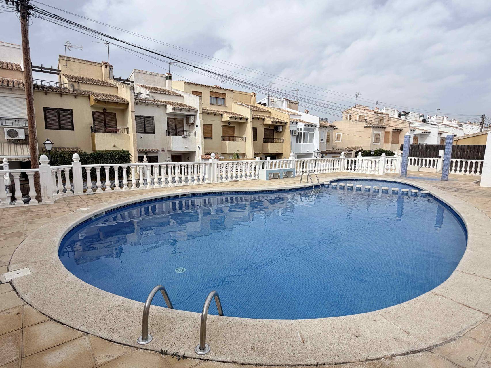 Ground-floor exterior detail of villa, La Siesta, Torrevieja