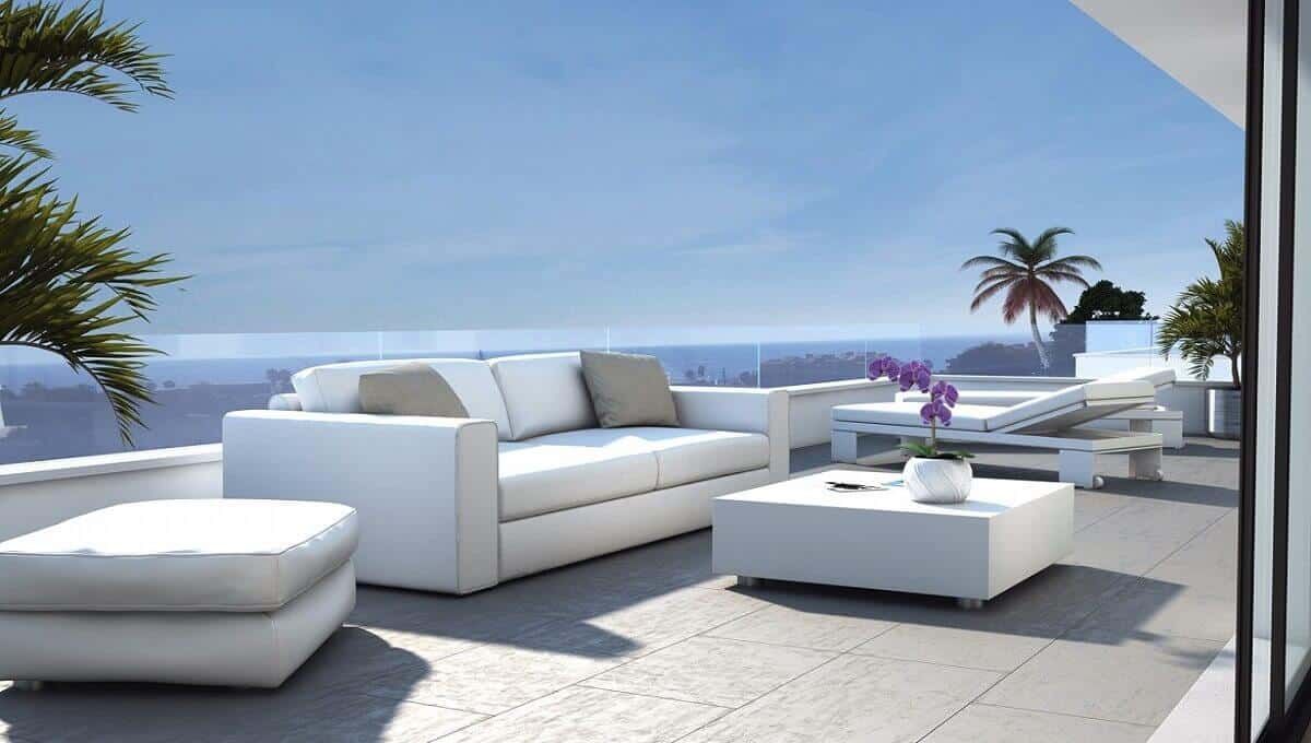 Surrounding residential area near new-build villa, El Castillo