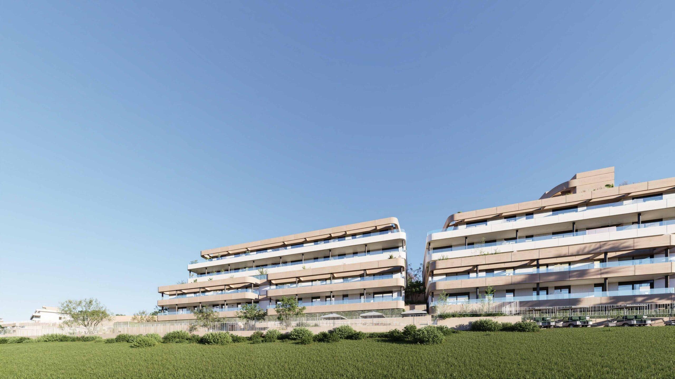 Bedroom with fitted furniture, new-build apartment, Estepona Golf