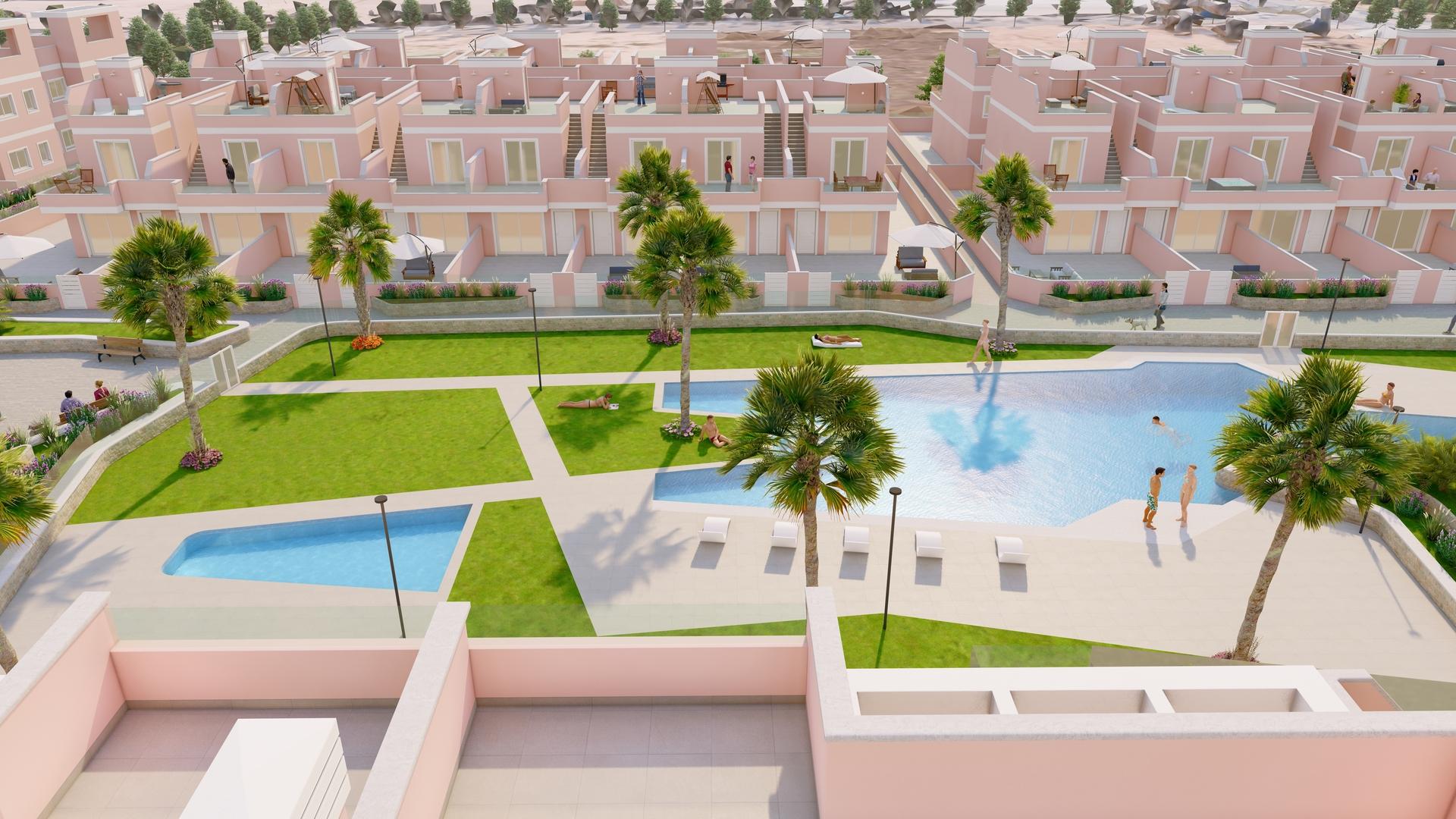 Complex grounds of the apartment in Zona Pueblo, Pilar De La Horadada (view 50)