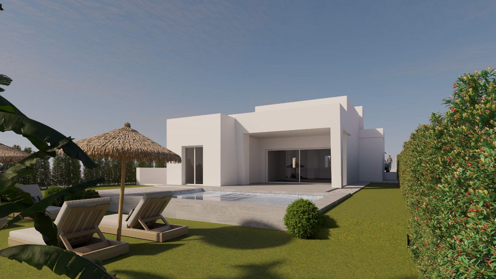 Villa for sale in Comunidad Valenciana, Algorfa - new-build exterior on 462 m2 plot