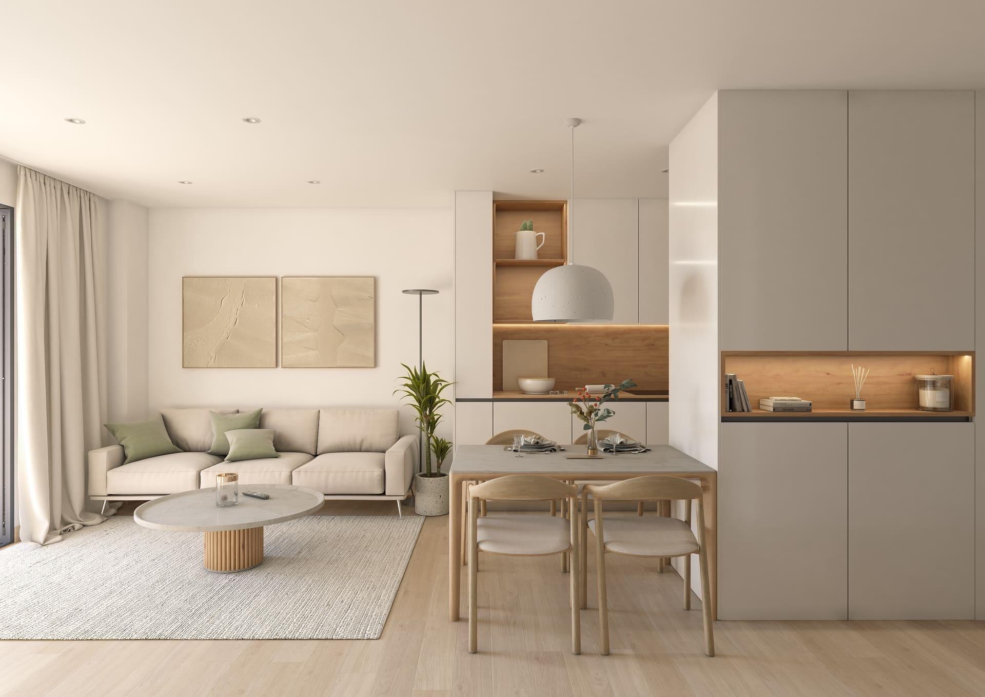 Interior view of penthouse in Las lagunas centro, Mijas