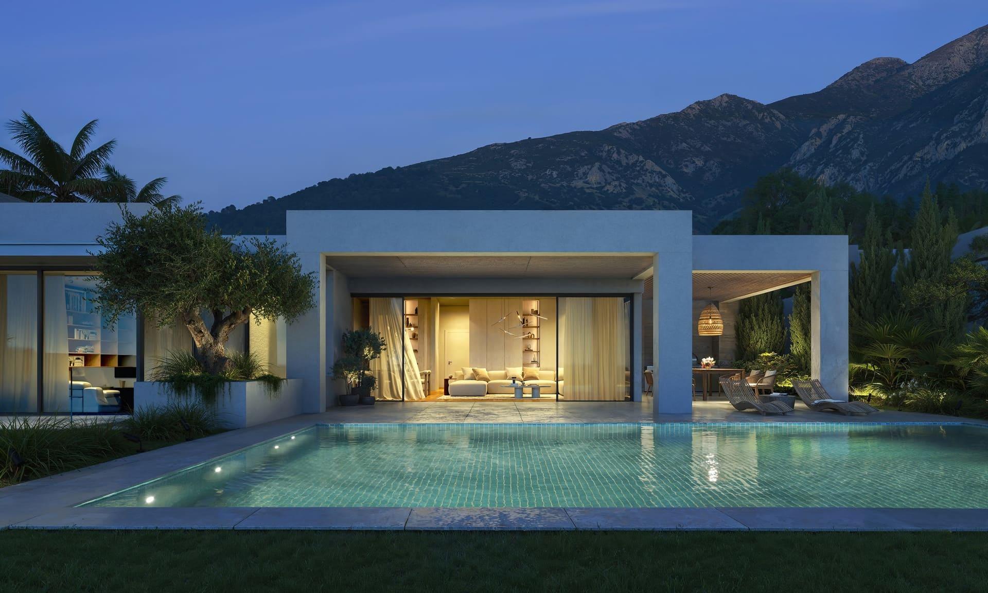Built-in wardrobe in bedroom of new-build villa, El Higuerón, Mijas