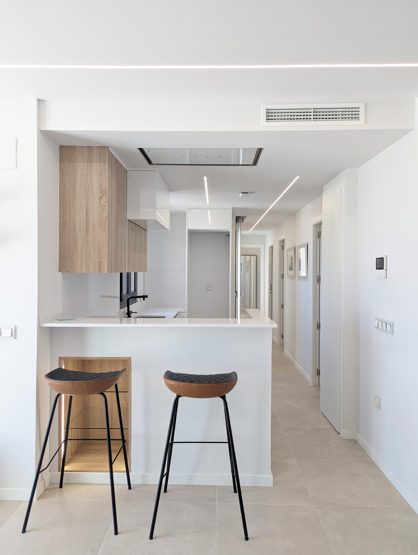 Dining area in new-build penthouse, L'Almadrava-L'Estanyò, Denia