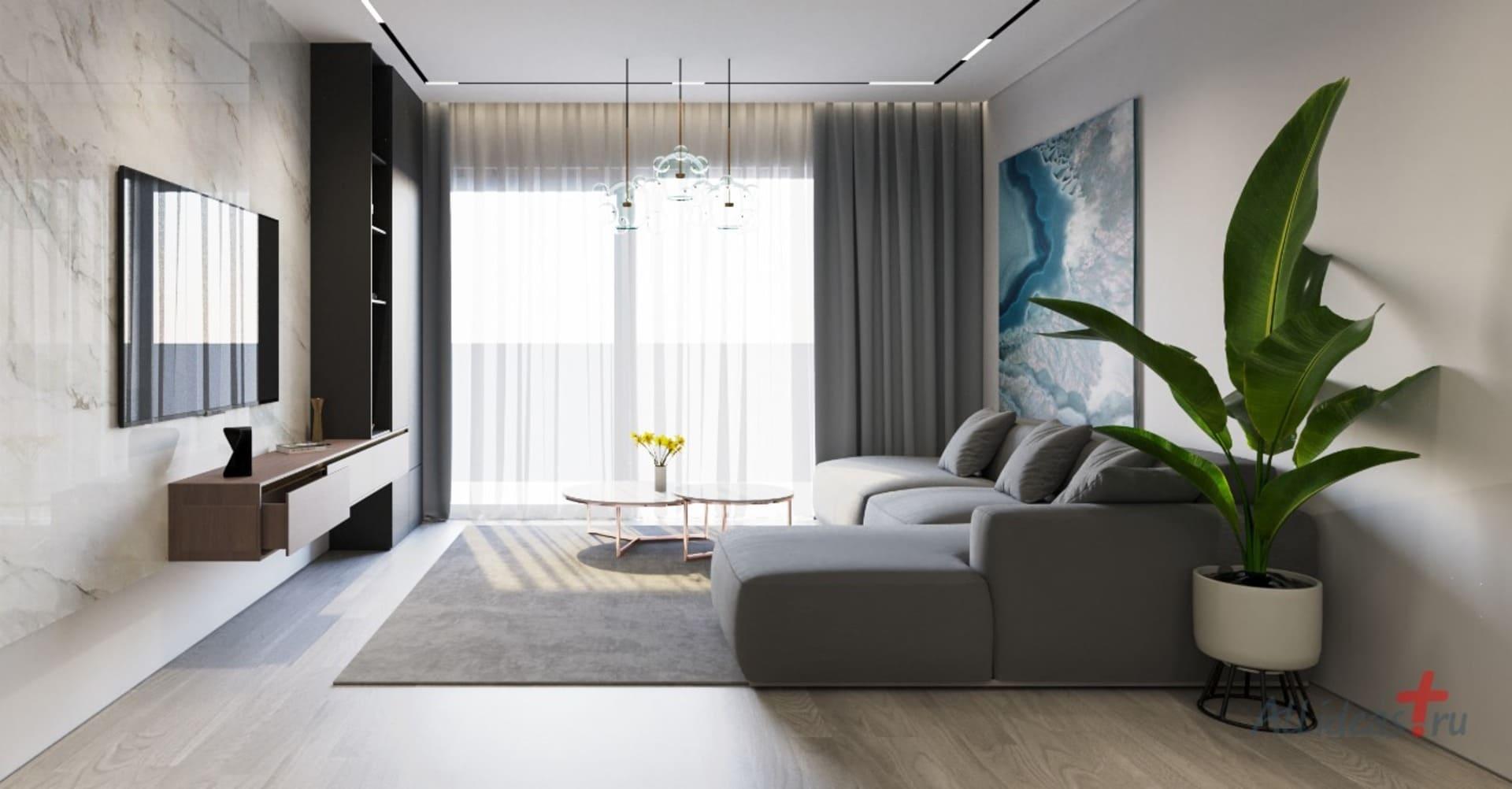 Kitchen area in apartment, Paseo maritimo