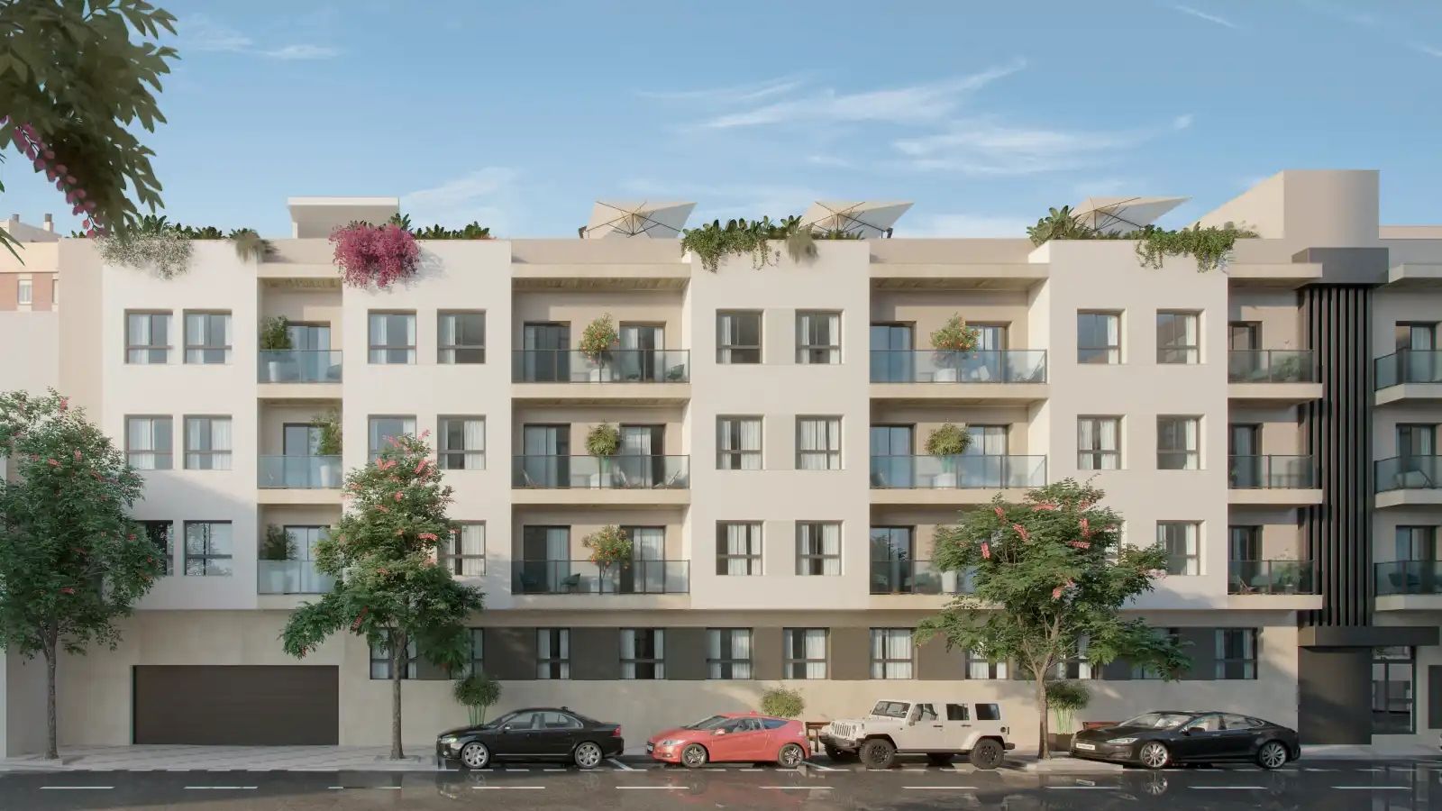 Apartment for sale in La Princesa-Huelin, Málaga - exterior view of new-build development