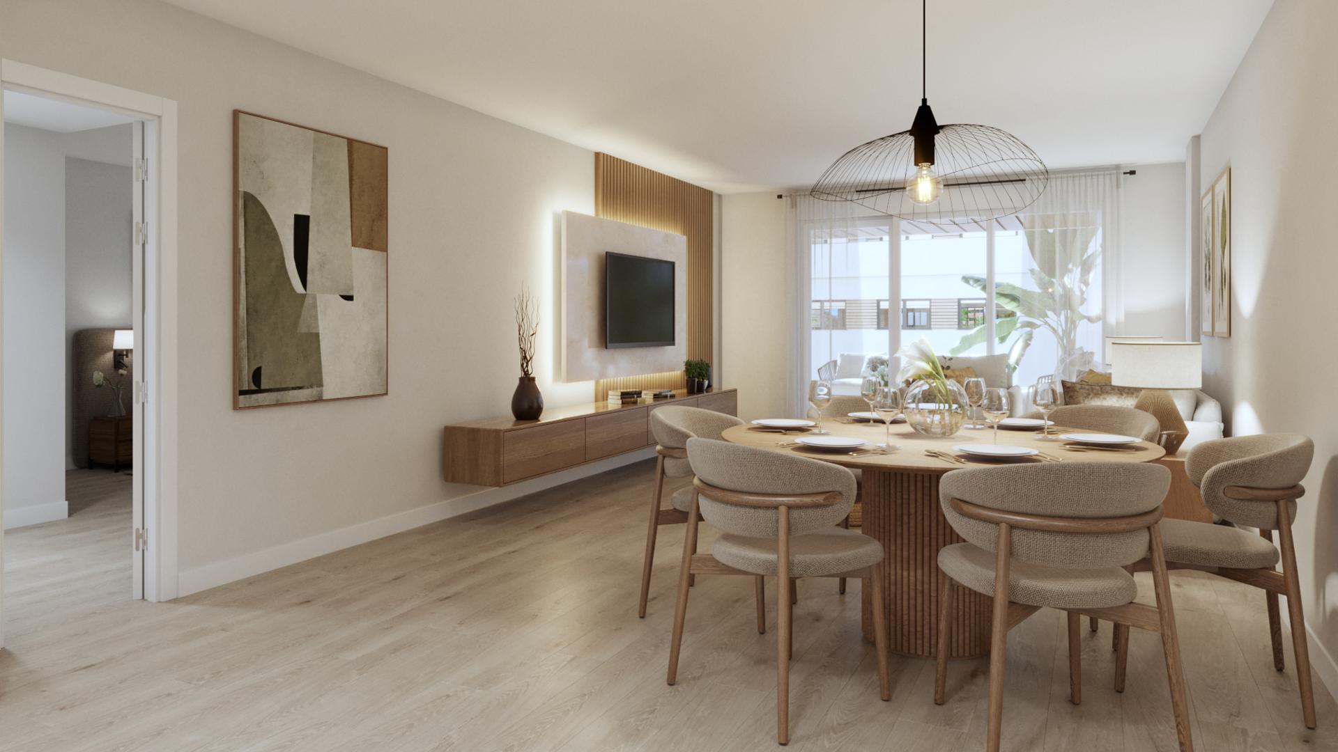 Bedroom fitted storage in new-build apartment, El Saltillo, Torremolinos