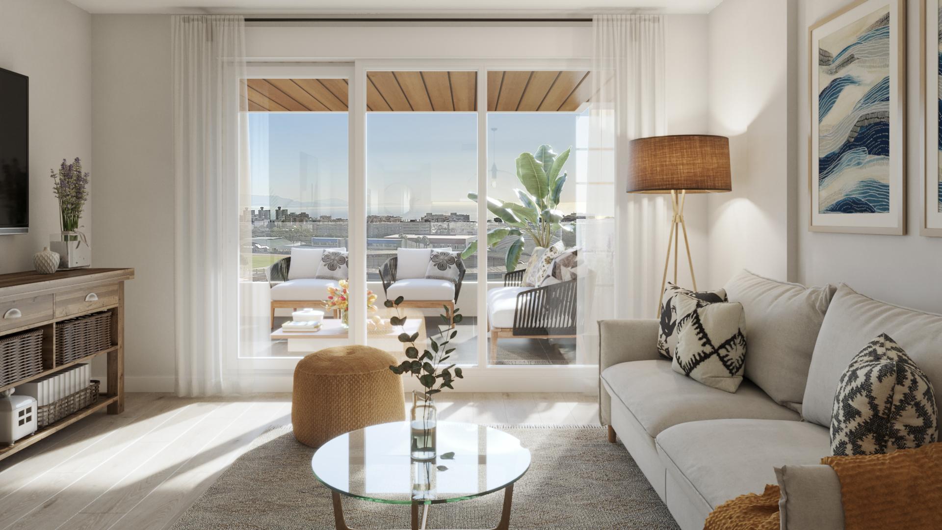 Second bedroom in new-build apartment, El Saltillo, Torremolinos