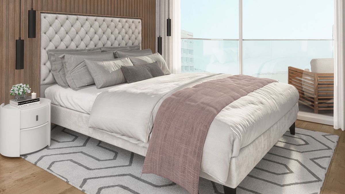 Bedroom in 2-bedroom penthouse, Paseo maritimo rey de espana