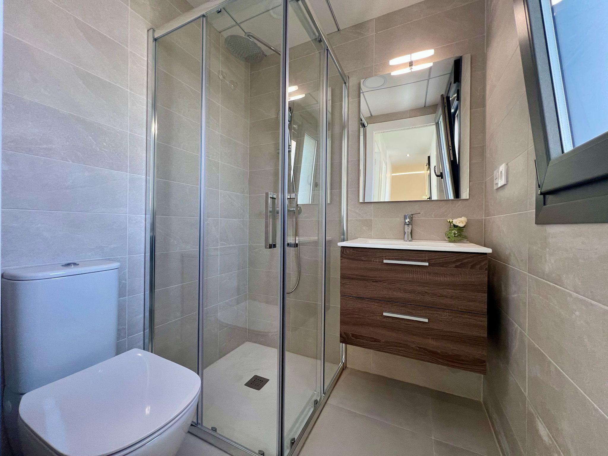 Window and natural light in living area, new-build villa, Villamartín-Las Filipinas