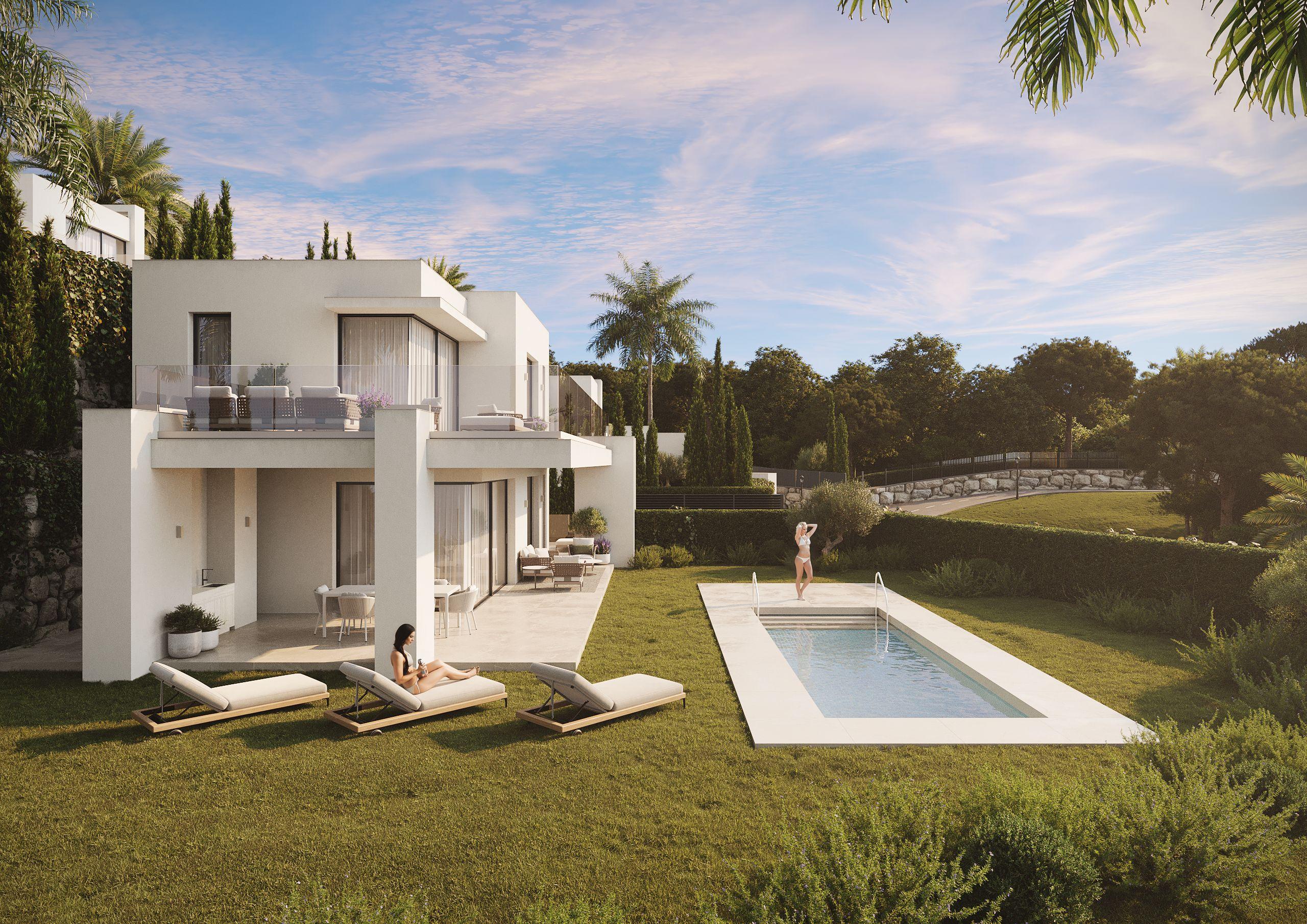 Second bedroom in 4-bedroom new-build villa, Mijas Pueblo