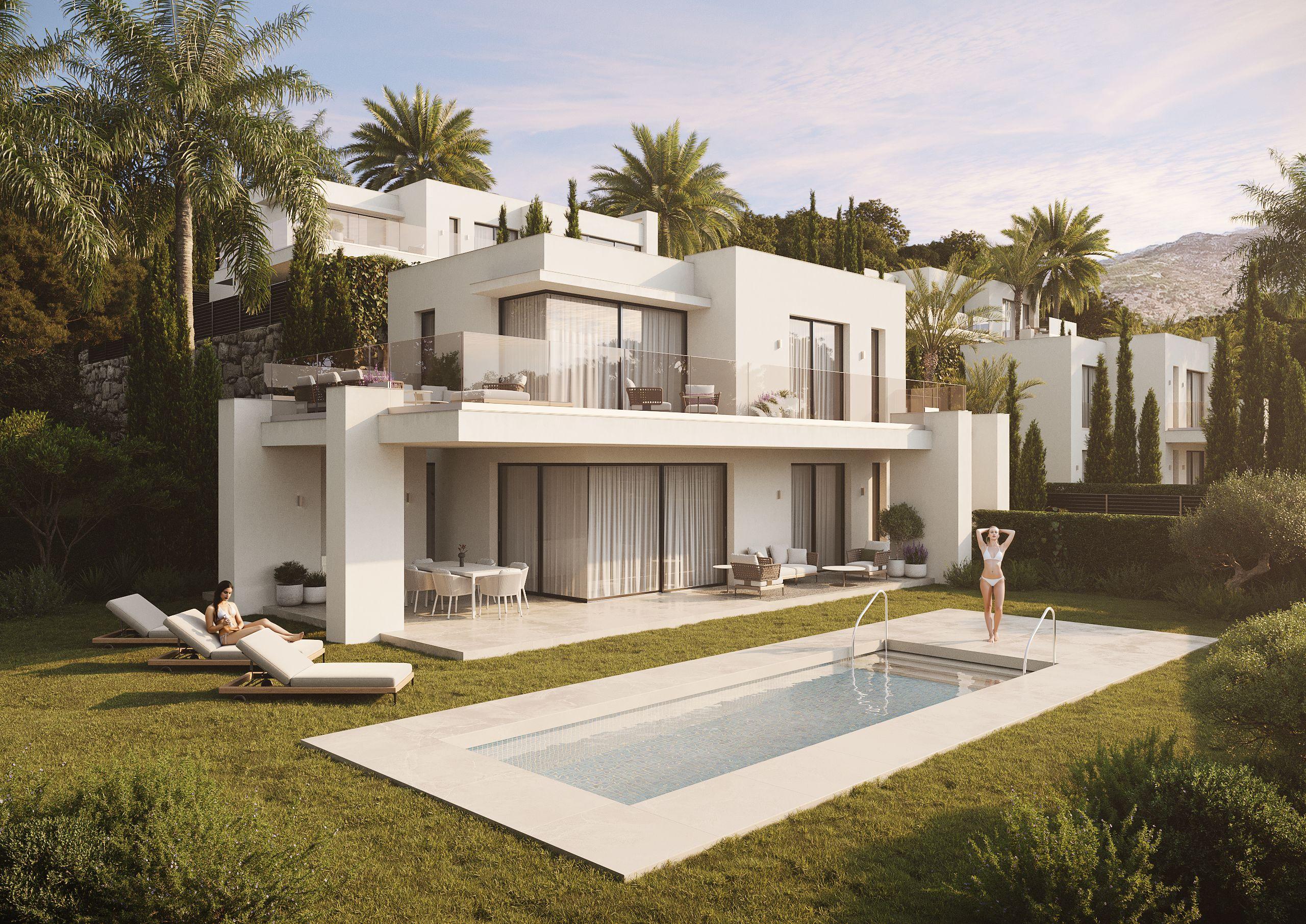 Third bedroom in 4-bed new-build villa, Mijas Pueblo, Mijas
