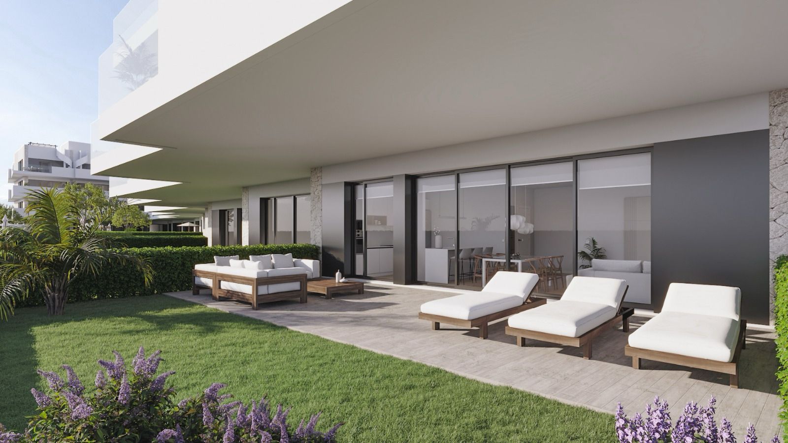 Parking area of the penthouse in La Nucia Pueblo, La Nucía (view 37)
